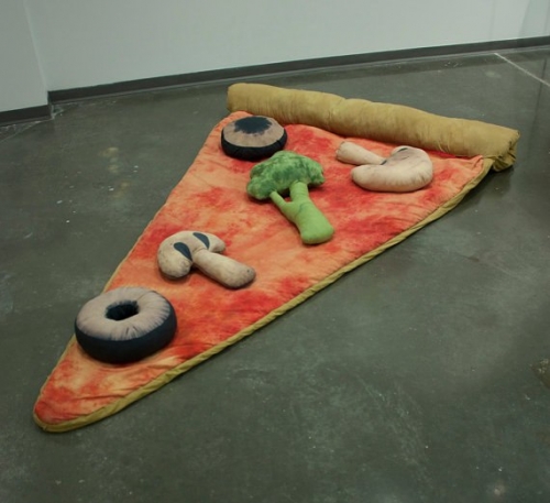 Спальный мешок в виде пиццы