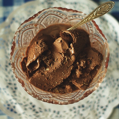 Итальянское шоколадное мороженое 